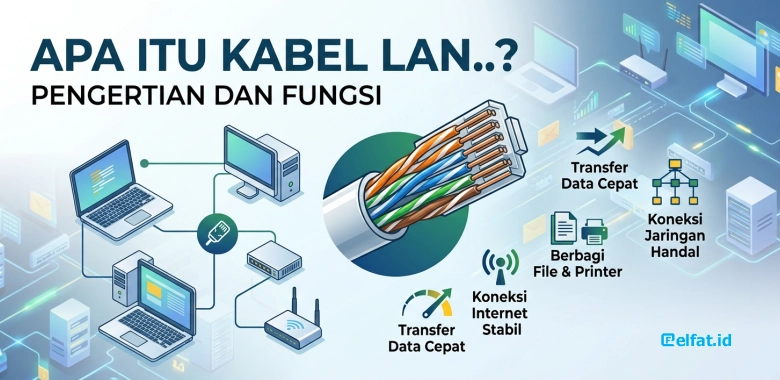 Apa Itu Kabel LAN..? Pengertian dan Fungsi
